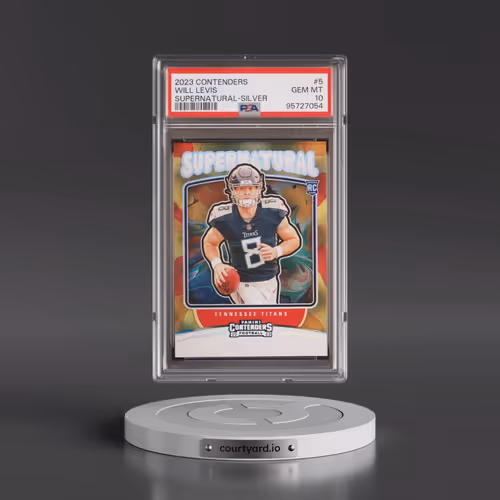 2023 Panini Contenders Supernatural #5 Will Levis - Silver (PSA 10 GEM MINT)