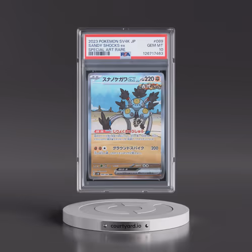 2023 Pokémon Sv4k-Ancient Roar #089 Sandy Shocks EX - Holo Special Art Rare (PSA 10 GEM MINT)