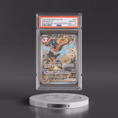 2024 Pokémon Svp EN-SV Black Star Promo #132 Greninja EX - Holo Shrouded Fable Special Illustration