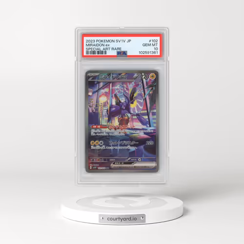 2023 Pokémon Sv1v-Violet EX #102 Miraidon EX - Holo Special Art Rare (PSA 10 GEM MINT)
