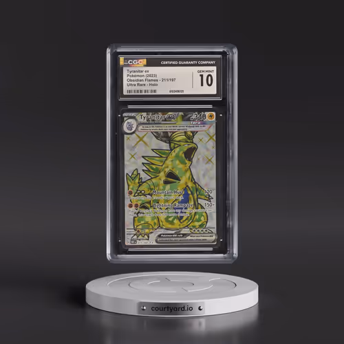 2023 Obsidian Flames - OBF EN #211/197 Tyranitar ex - Ultra Rare Holo (CGC 10 GEM MINT)