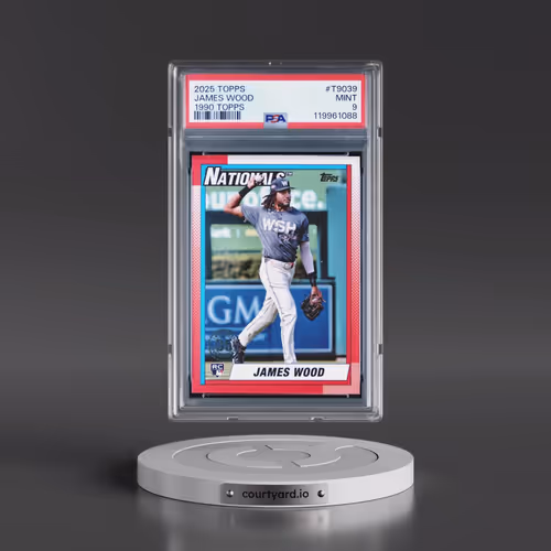 2025 Topps 1990 Topps Baseball #T90-39 James Wood (PSA 9 MINT)