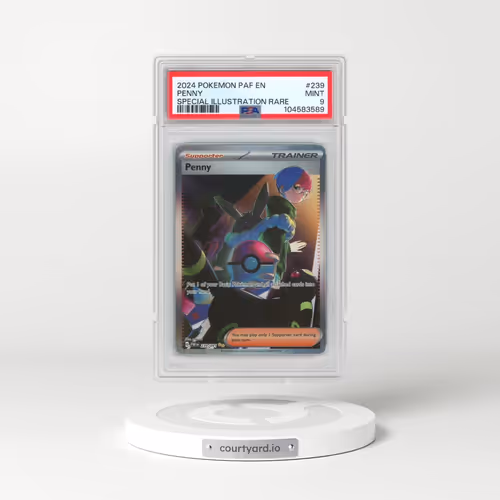 2024 Pokémon Paf EN-Paldean Fates #239 Penny - Special Illustration Rare (PSA 9 MINT)