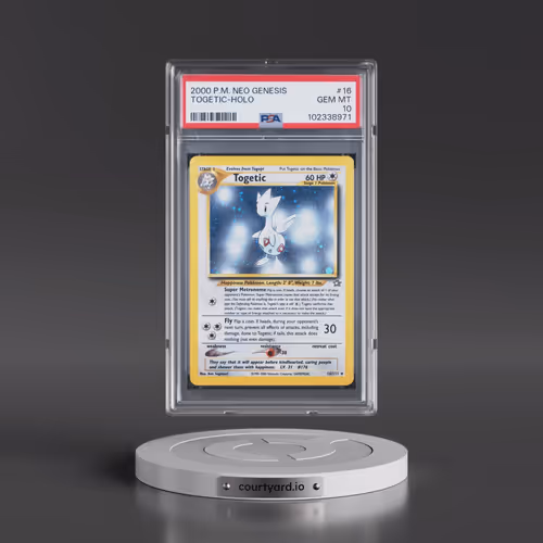 2000 Pokémon Neo Genesis #16 Togetic - Holo (PSA 10 GEM MINT)