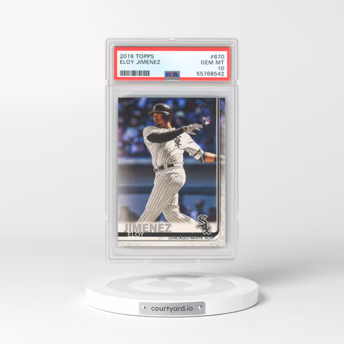 2019 Topps #670 Eloy Jimenez (PSA 10 GEM MINT)