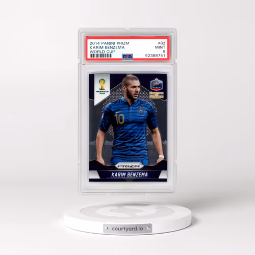 2014 Panini Prizm World Cup #82 Karim Benzema (PSA 9 MINT)