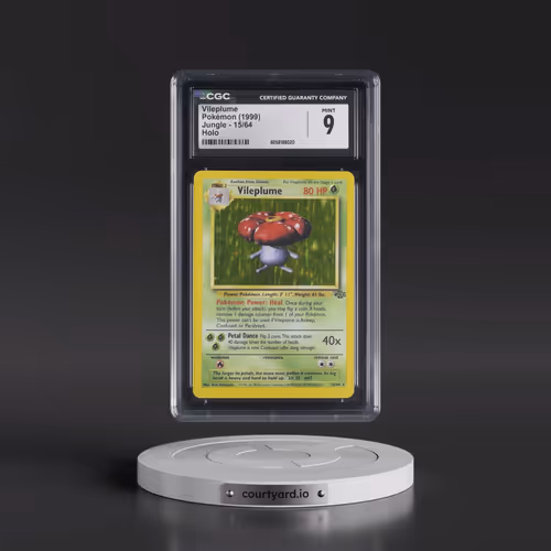 1999 Jungle #15/64 Vileplume - Holo (CGC 9 MINT)