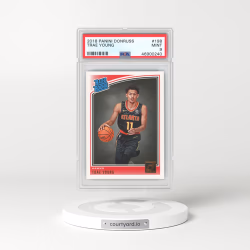 2018 Panini Donruss #198 Trae Young (PSA 9 MINT)
