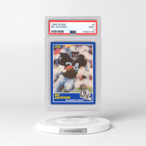 1989 Score #2 Bo Jackson (PSA 9 MINT)