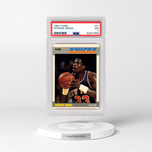 1987 Fleer #37 Patrick Ewing (PSA 7 NM)