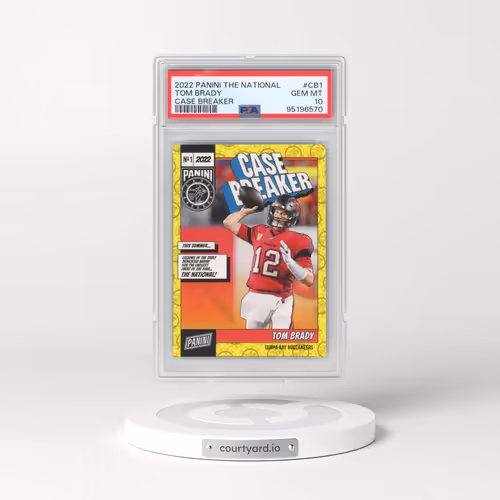 2022 Panini the National Case Breaker #CB1 Tom Brady (PSA 10 GEM MINT)