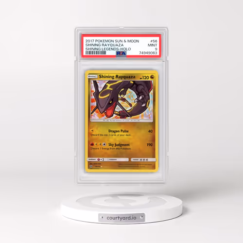 2017 Pokémon Sun & Moon Shining Legends #56 Shining Rayquaza - Holo Holo (PSA 9 MINT)