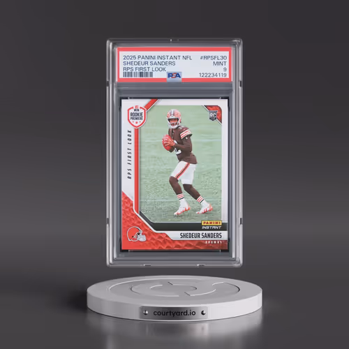 2025 Panini Instant NFL Rps First Look #RPSFL30 Shedeur Sanders (PSA 9 MINT)