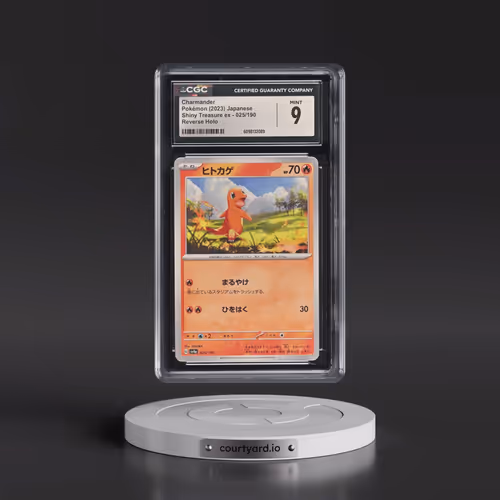 2023 Shiny Treasure ex #025/190 Charmander - Reverse Holo Digitized (CGC 9 MINT)