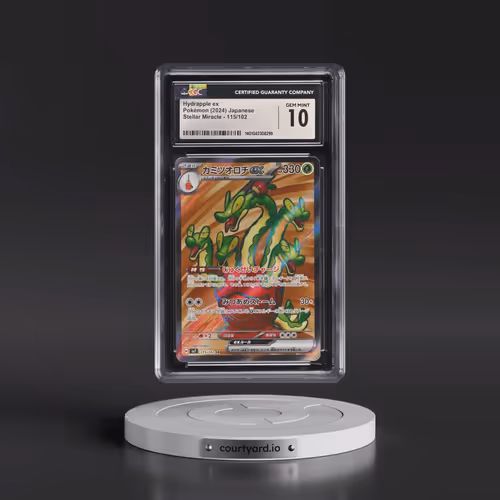 2024 Pokémon SV7-Stellar Miracle #115 Hydrapple EX - Holo Super Rare (CGC 10 GEM MINT)