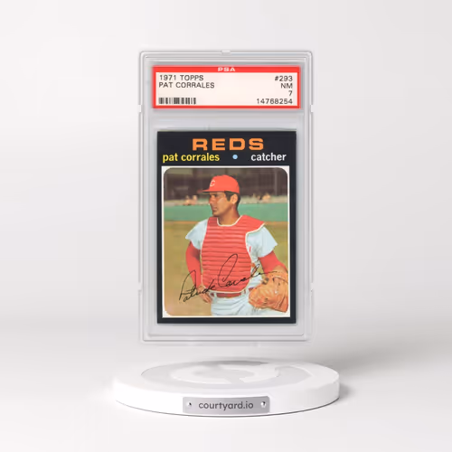 1971 Topps #293 Pat Corrales (PSA 7 NM)