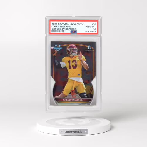2022 Bowman University Chrome Prospects #50 Caleb Williams (PSA 10 GEM MINT)