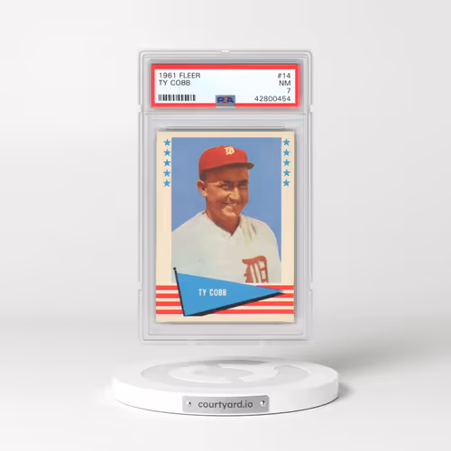1961 Fleer #14 Ty Cobb (PSA 7 NM)