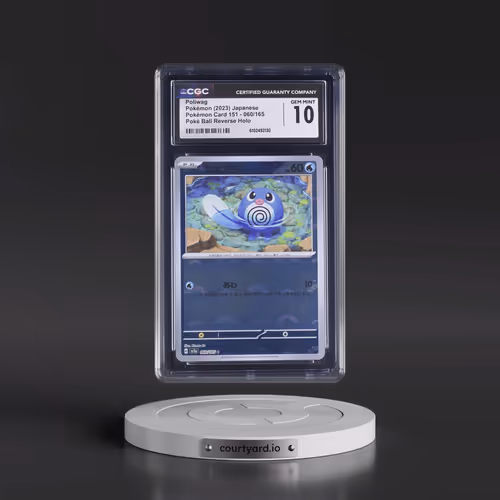 2023 Pokémon Card 151 #060/165 Poliwag - Reverse Holo Poké Ball (CGC 10 GEM MINT)