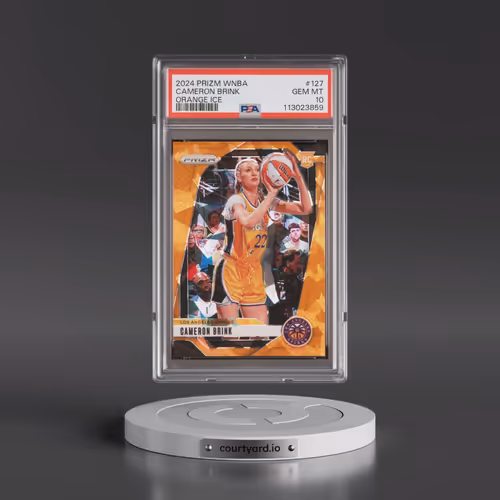 2024 Panini Prizm WNBA #127 Cameron Brink - Orange Ice (PSA 10 GEM MINT)