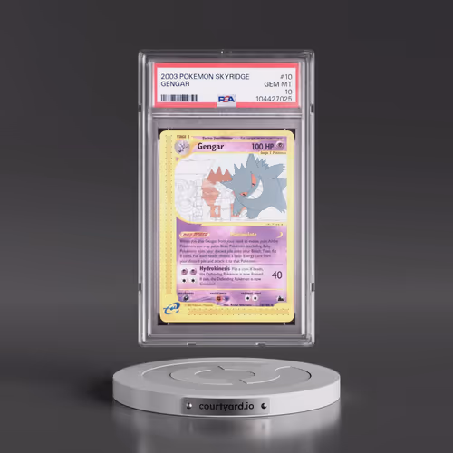 2003 Pokémon Skyridge #10 Gengar (PSA 10 GEM MINT)