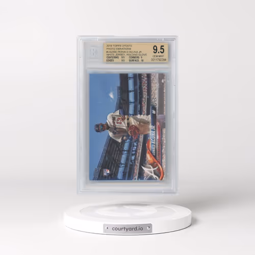 2018 Topps Update #US250 Ronald Acuna Jr. - White Jersey With Glove (BGS 9.5 GEM MINT)