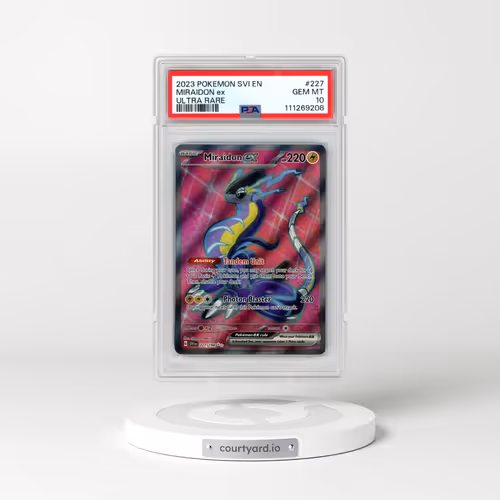 2023 Pokémon Svi EN-Scarlet & Violet #227 Miraidon EX - Holo Ultra Rare (PSA 10 GEM MINT)
