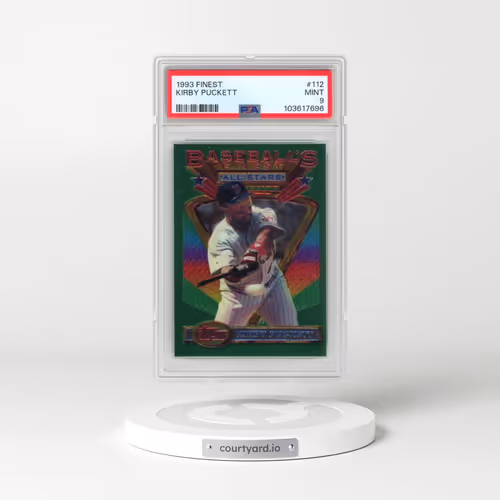 1993 Finest #112 Kirby Puckett (PSA 9 MINT)