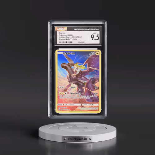 2022 Brilliant Stars #TG05/TG30 Zekrom - Trainer Gallery Holo (CGC 9.5 MINT+)