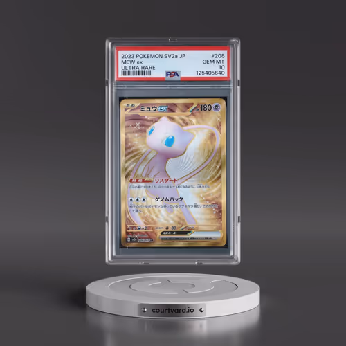 2023 Pokémon Sv2a-Pokemon 151 #208 Mew EX - Holo Ultra Rare (PSA 10 GEM MINT)