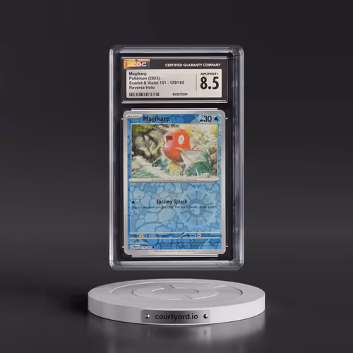 2023 Scarlet & Violet 151 - MEW EN #129/165 Magikarp - Reverse Holo (CGC 8.5 NM-MT+)