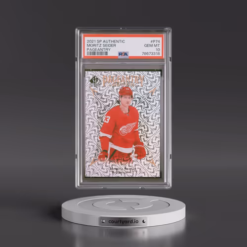 2021 Upper Deck SP Authentic Pageantry #P74 Moritz Seider (PSA 10 GEM MINT)