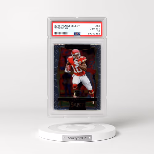 2016 Panini Select #65 Tyreek Hill (PSA 10 GEM MINT)