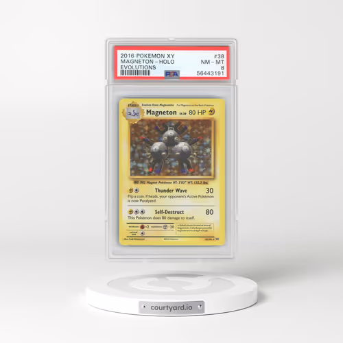 2016 Evolutions #38 Magneton - Holo (PSA 8 NM-MT)