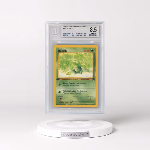 2000 Team Rocket #63 Oddish - 1st Edition 1st Edition (BGS 8.5 NM-MT+)