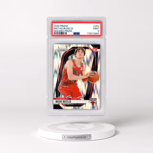 2024 Panini Prizm #252 Matas Buzelis - Skewed Prizm (PSA 9 MINT)