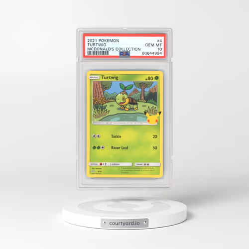 2021 McDonald's Collection #4 Turtwig (PSA 10 GEM MINT)
