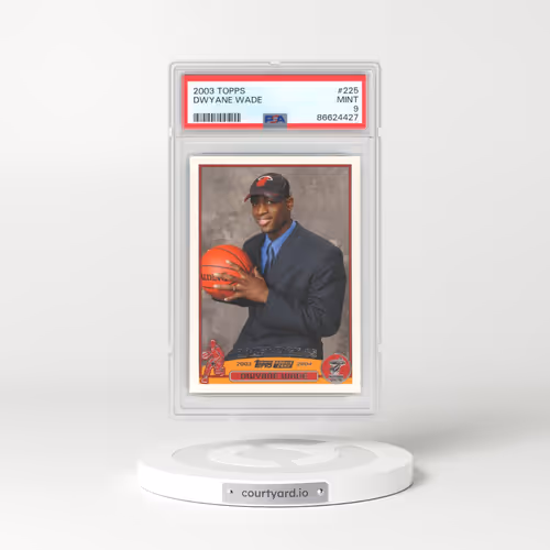 2003 Topps #225 Dwyane Wade (PSA 9 MINT)