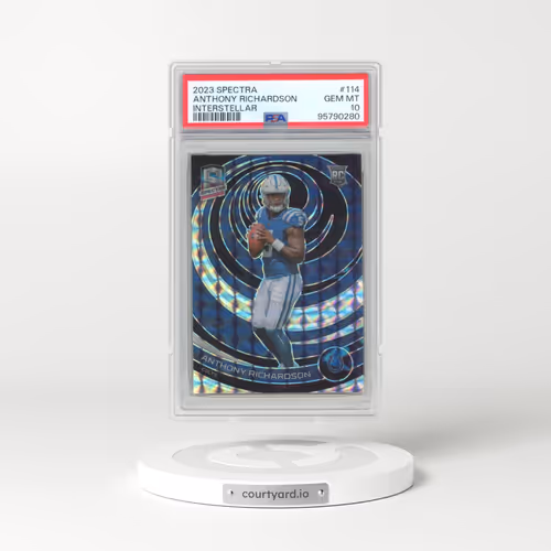 2023 Panini Spectra #114 Anthony Richardson - Interstellar (PSA 10 GEM MINT)