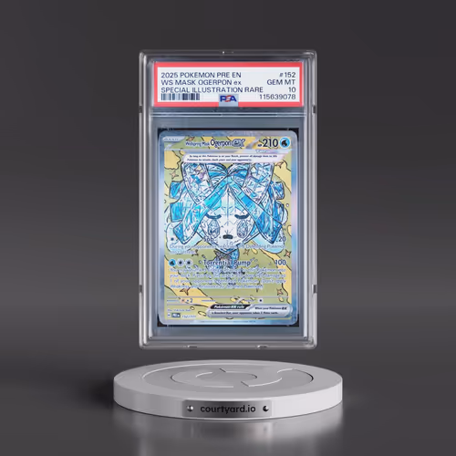 2025 Pokémon Pre EN-Prismatic Evolutions #152 Wellspring Mask Ogerpon EX - Holo Special Illustration