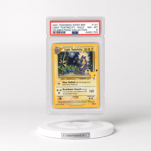 2021 Pokémon Swsh Black Star Promo #137 Light Toxtricity - Holo Celebrations Collection (PSA 8 NM-MT