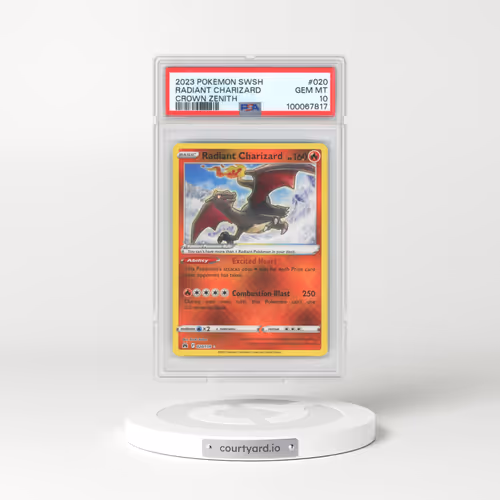 2023 Pokémon Sword and Shield Crown Zenith #020 Radiant Charizard - Holo (PSA 10 GEM MINT)