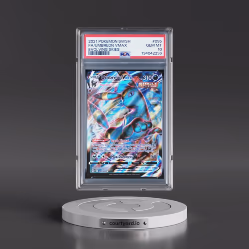 2021 Pokémon Sword & Shield Evolving Skies #095 Umbreon Vmax - Full Art (PSA 10 GEM MINT)