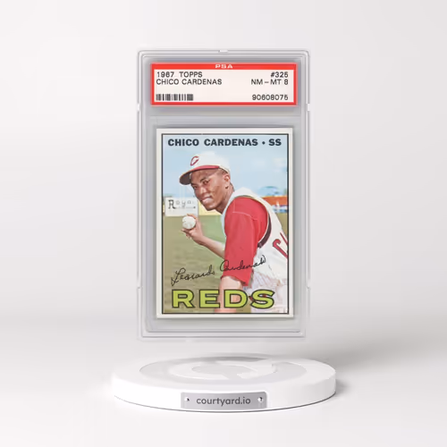1967 Topps #325 Chico Cardenas (PSA 8 NM-MT)