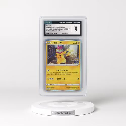2019 Sword & Shield Promos #272/S-P Pikachu - Holo Card File Set (CGC 9 MINT)