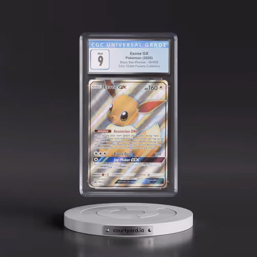 2016 Black Star Promos - Sun & Moon #SM242 Eevee GX - TAG TEAM Powers Collection (Holo) (CGC 9 MINT)