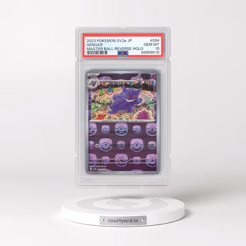 2023 Pokémon Sv2a-Pokemon 151 #094 Gengar - Reverse Holo Master Ball (PSA 10 GEM MINT)