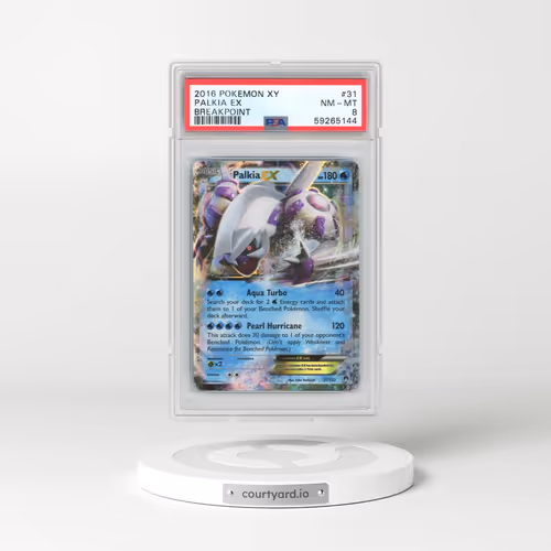 2016 Pokémon XY Breakpoint #31 Palkia EX - Holo (PSA 8 NM-MT)