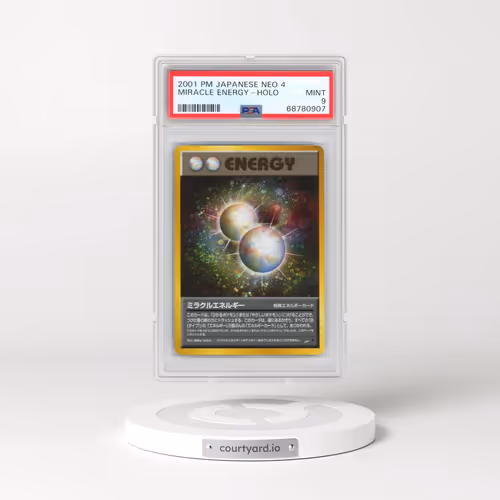 2001 Pokémon Neo 4 Miracle Energy - Holo (PSA 9 MINT)