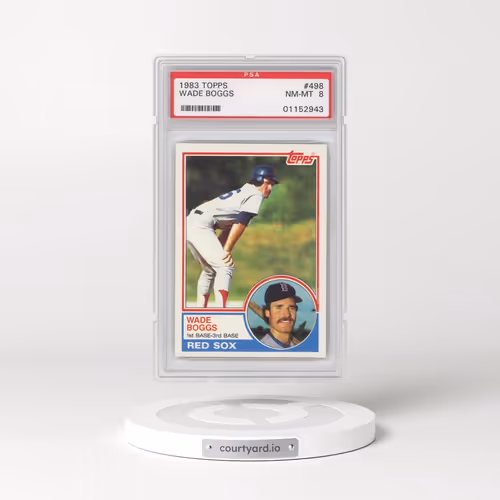1983 Topps #498 Wade Boggs (PSA 8 NM-MT)
